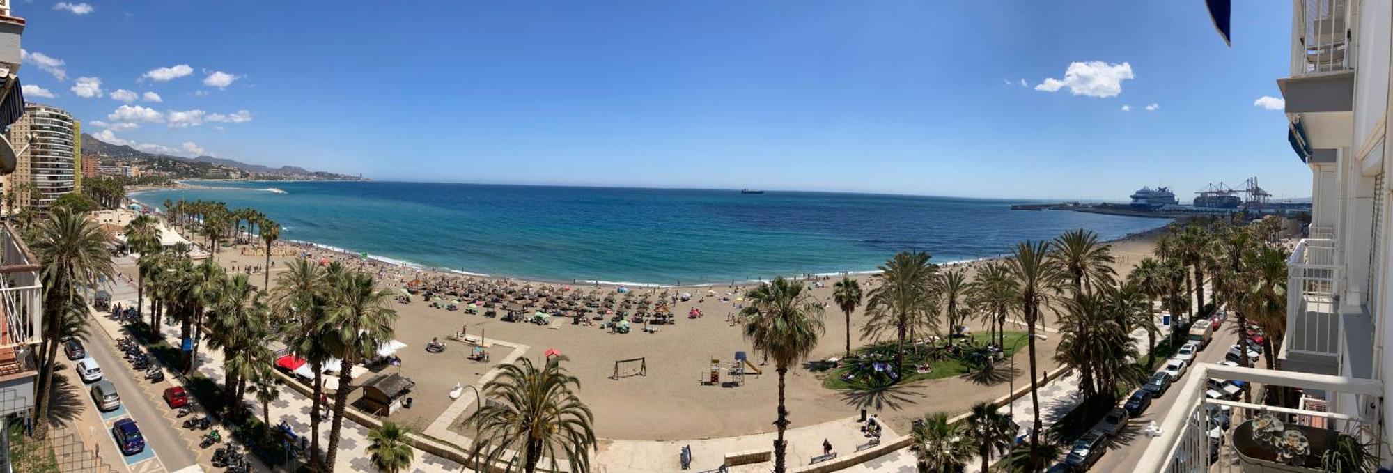 Malagueta´s Views Apartment Malaga Bagian luar foto